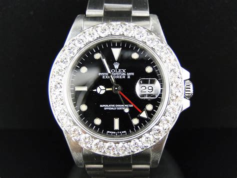 rolex sas explorer 2|Rolex explorer ii diamond bezel.